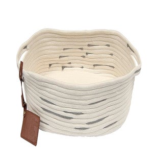 Large Cotton Woven Display Basket 23.5" x 10" x 4.5"