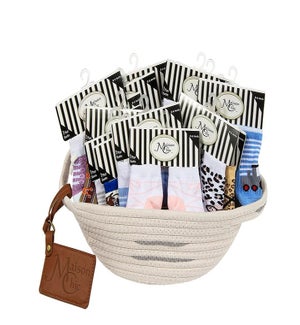 Sock Prepack Size 0-6 Months - 36 pairs with Display Basket