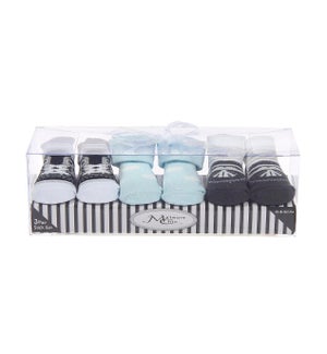 Blue Cloud Socks Gift Set - Size 0 - 6 months
