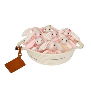 Basket of Bunnies Prepack - 12pcs 3ea of 4 designs in Small Display Basket - Intended for ages 12+,