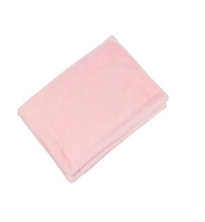Pink Soft Fur Blanket, 30" x 40"