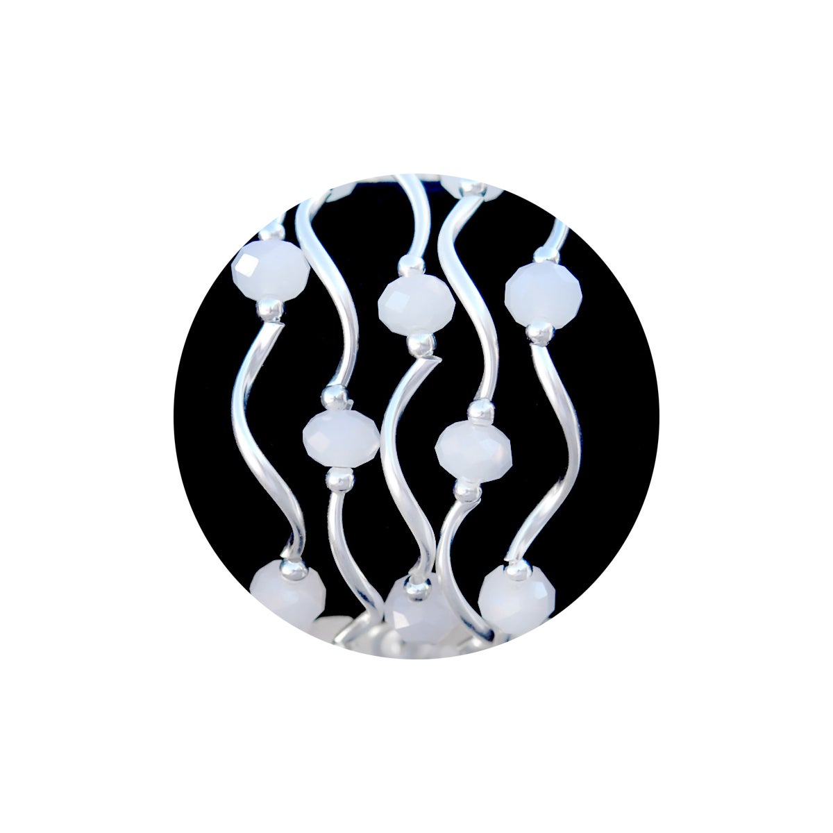 Ice White AB Bracelet
