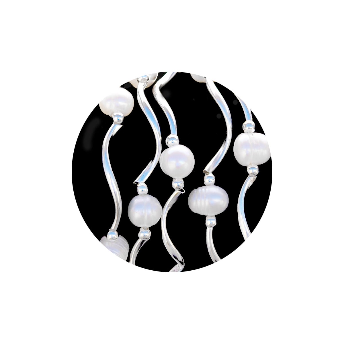 White Pearl Bracelet