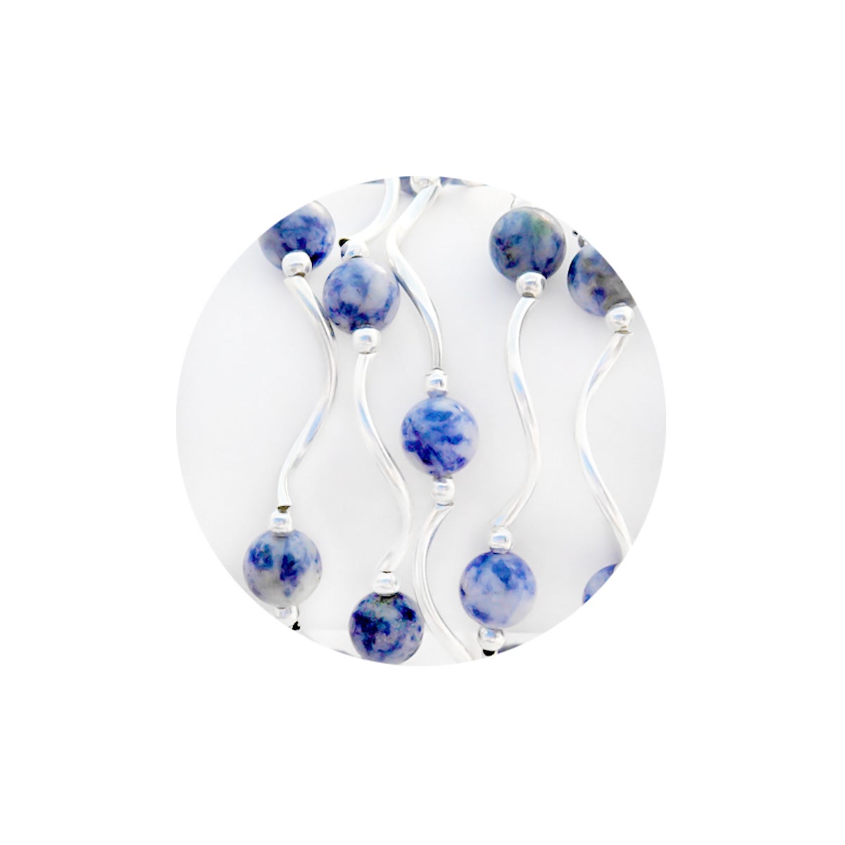 Denim Sodalite Bracelet