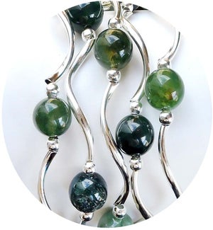 Moss Agate Bracelet