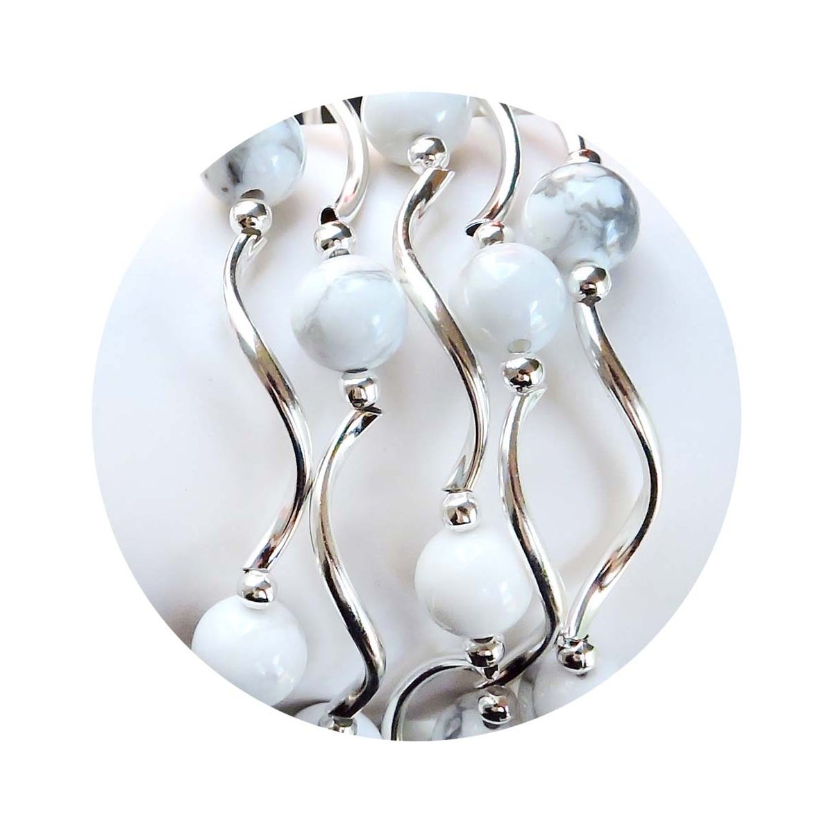 White Marble Bracelet