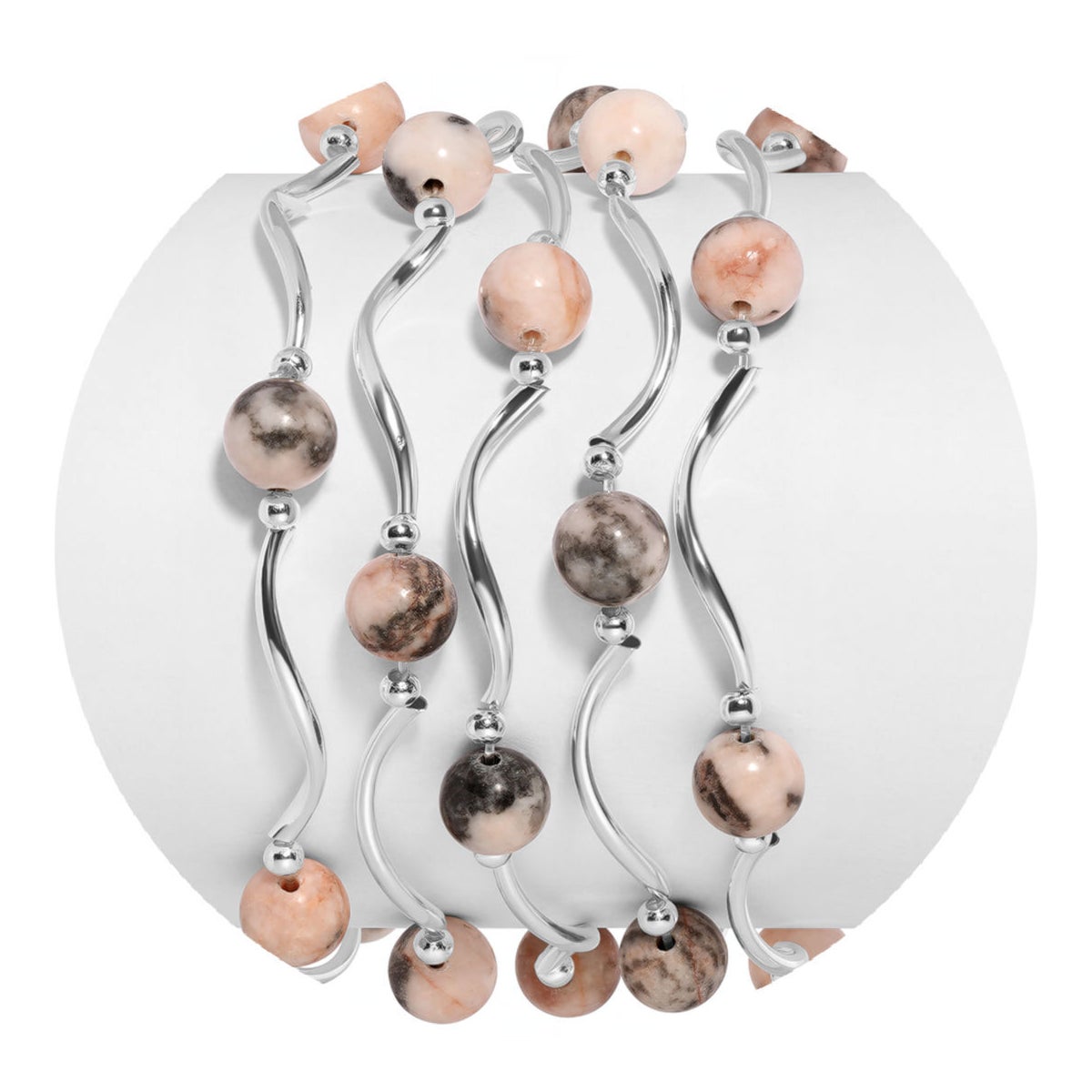 Pink Zebra Jasper Bracelet