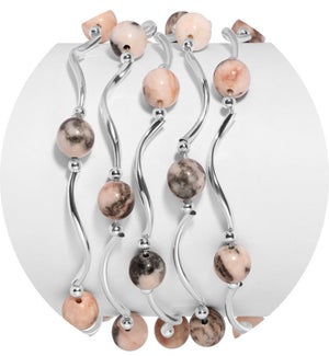 Pink Zebra Jasper Bracelet