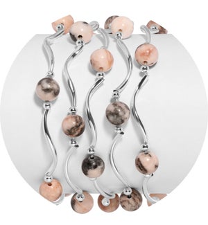 Pink Zebra Jasper Bracelet