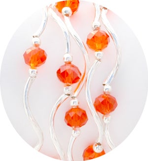 Deep Orange Bracelet