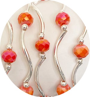 Bright Coral Bracelet