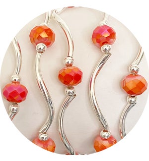 Bright Coral Bracelet