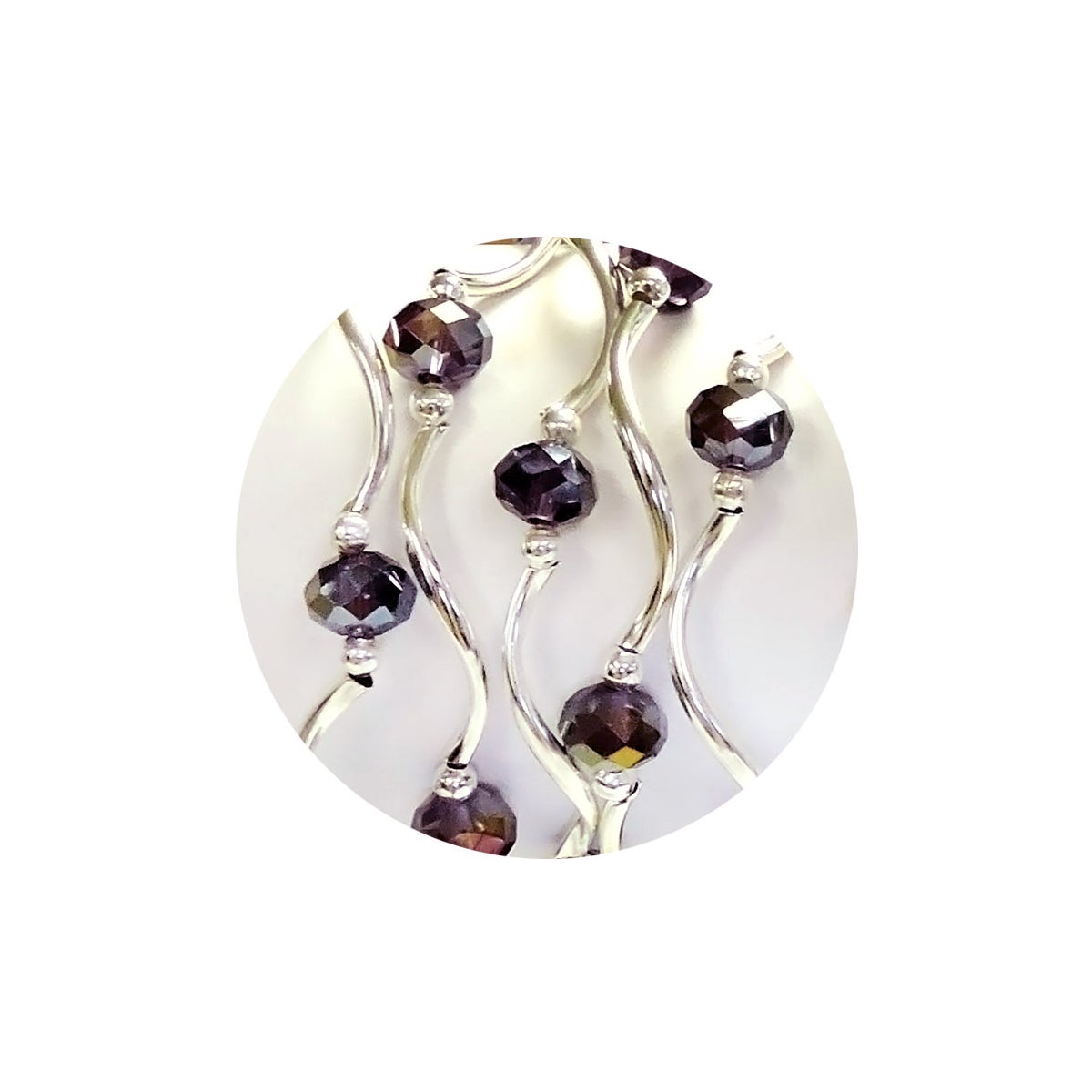 Amethyst Gold AB Bracelet