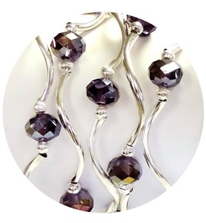 Amethyst Gold AB Bracelet