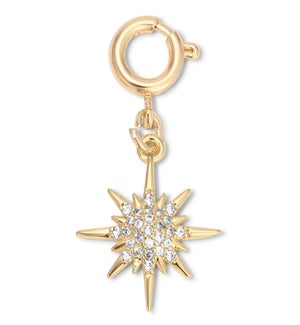 Charm - Starburst (gold)