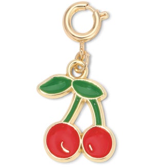 Charm - Cherries (gold)