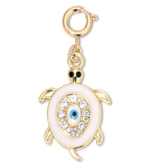 Charm - Rhinestone Turtle (gold)