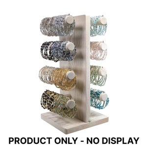 Crystal Square Bracelet Pre-pack: 192pcs