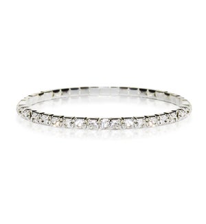 Crystal Tennis Bracelet-Clear