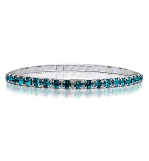 Crystal Tennis Bracelet-Peacock