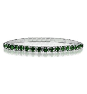 Crystal Tennis Bracelet-Emerald