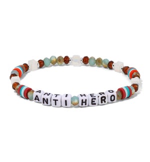 Anti Hero - Cola and Blue Sea Crystals Bracelet
