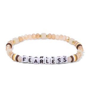 Fearless - Carmel Cream Crystal mix w/ Clay Discs