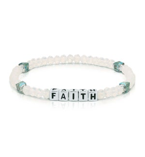 Faith - Opal crystal / Silver
