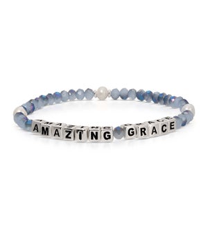 Amazing Grace - Twilight Sky crystal and Pearl /Slve