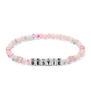 Bestie - Pastel and Tie Dye Crystal Mix / Sterling