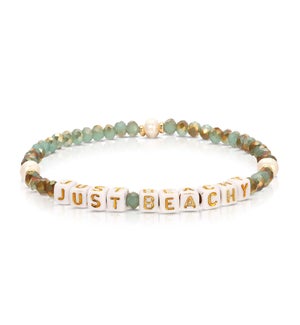 Just Beachy - Sand and Sea crystal and Pearl - white