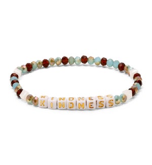 Kindness - Cola and Blue Sea Crystals / White Lett