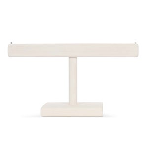 1-tier short wood t-bar display
