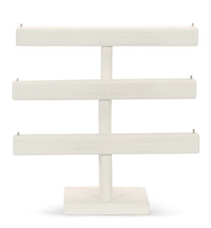 3-tier wood bar display