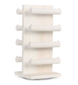 4-tier spinner large wood display