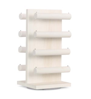 4-tier spinner large wood display