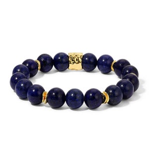 Lapis - 10mm gemstone w/ gold accents