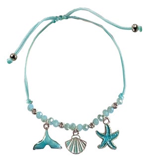 Cord Bracelet - Beach Charms