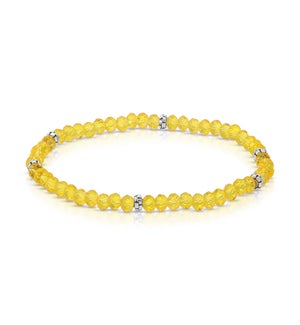 Mini Crystal Bracelet - Dandelion / Silver