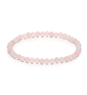 Mini Gemstone Bracelet - Rose Quartz