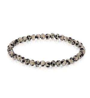 Mini Gemstone Bracelet - Dalmatian