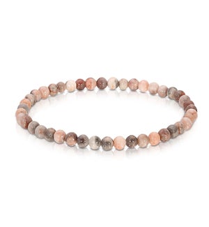 Mini Gemstone Bracelet - Pink Zebra Jasper