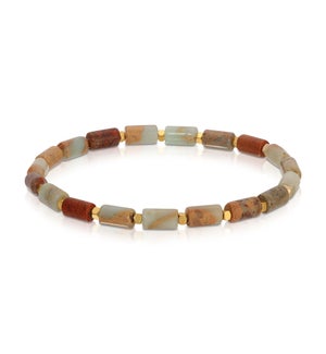 Natural Agalmatolite - Gemstone bracelet