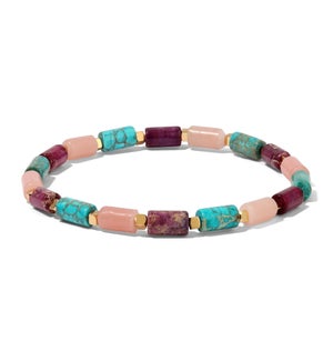 Imperial Jasper Desert Sunset Gemstone Bracelet