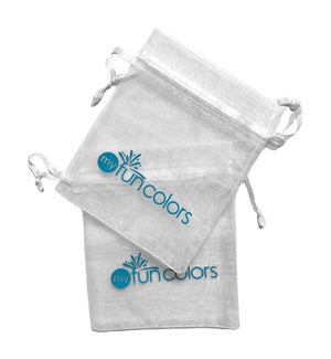 50 Organza MFC Logo Gift Bags