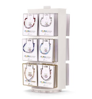 Pop Star Colorful Words Bracelet 48 pcs Assortments