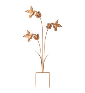 Hummingbird Garden Stake