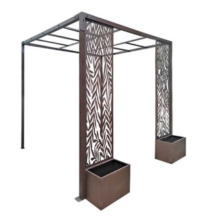 Patio Surround with Planter Boxes