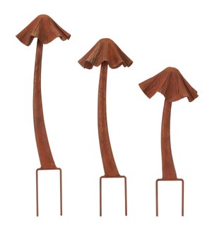 Mushroom Stake (Set of 3)