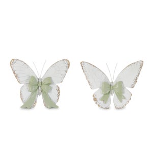 Butterfly with Bow (2 Asst)